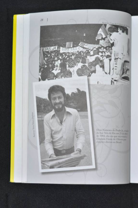 Elias Ximenes Prado Junior, proprietário do 'Nós e Elis' (foto presente no livro)